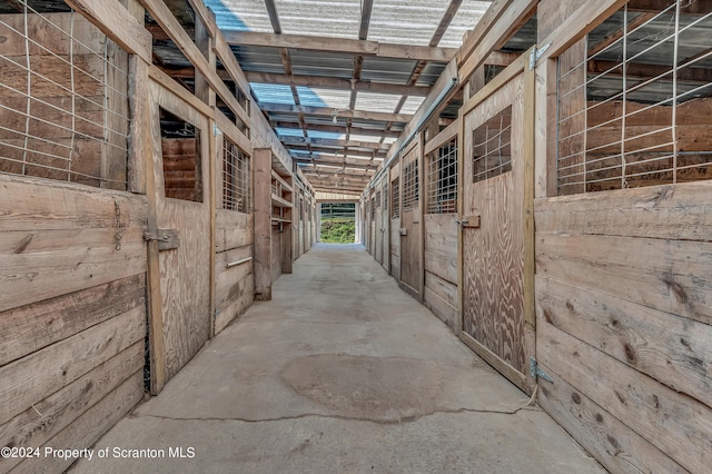 view of horse barn