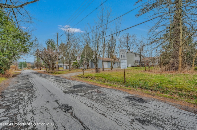 view of road