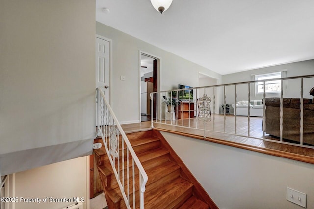 view of stairs
