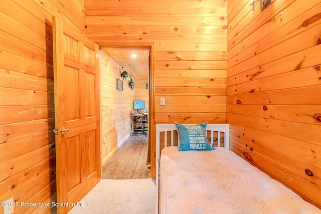 977 Laurel Ln, Kingsley, PA 18826 - bedroom with wood walls