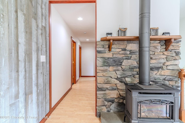 977 Laurel Ln, Kingsley, PA 18826 - hall with wood finished floors and recessed lighting