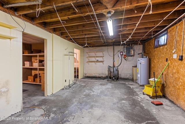 5 Patti Ann Dr, Scott Twp, PA 18433 - below grade area with water heater and electric panel
