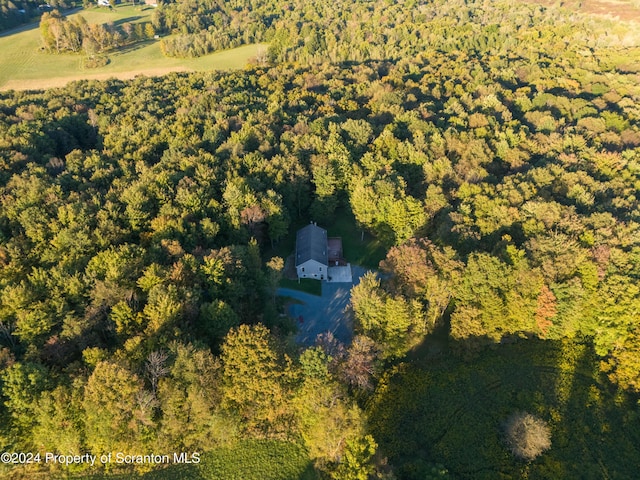 aerial view featuring a rural view