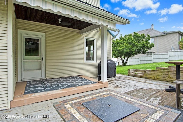 820 Cherry St, Scranton, PA 18505 - deck featuring area for grilling