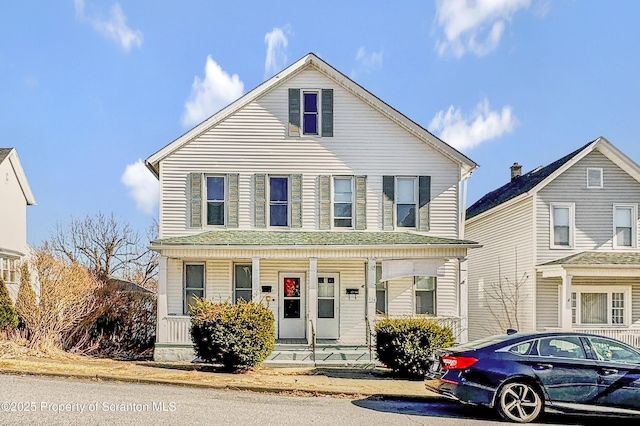 534-536 N Garfield Ave, Scranton, PA 18504 - view of front of home with a porch