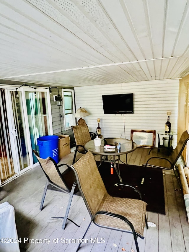 view of patio / terrace with a deck