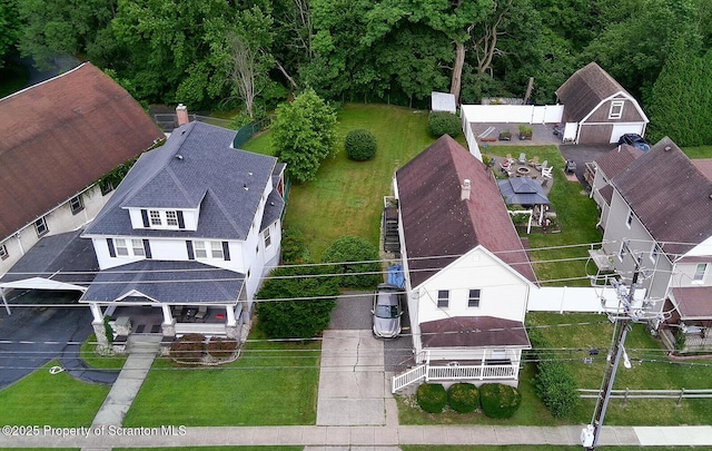 934 W Market St, Scranton, PA 18508 - drone / aerial view