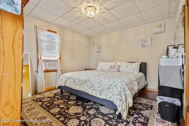 934 W Market St, Scranton, PA 18508 - bedroom with a paneled ceiling and cooling unit