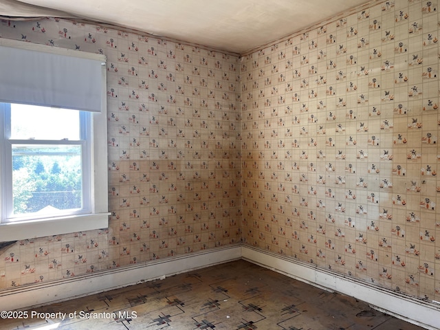 826 N Main St, Forest City, PA 18421 - unfurnished room with wallpapered walls