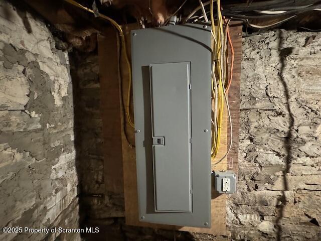 utility room with electric panel