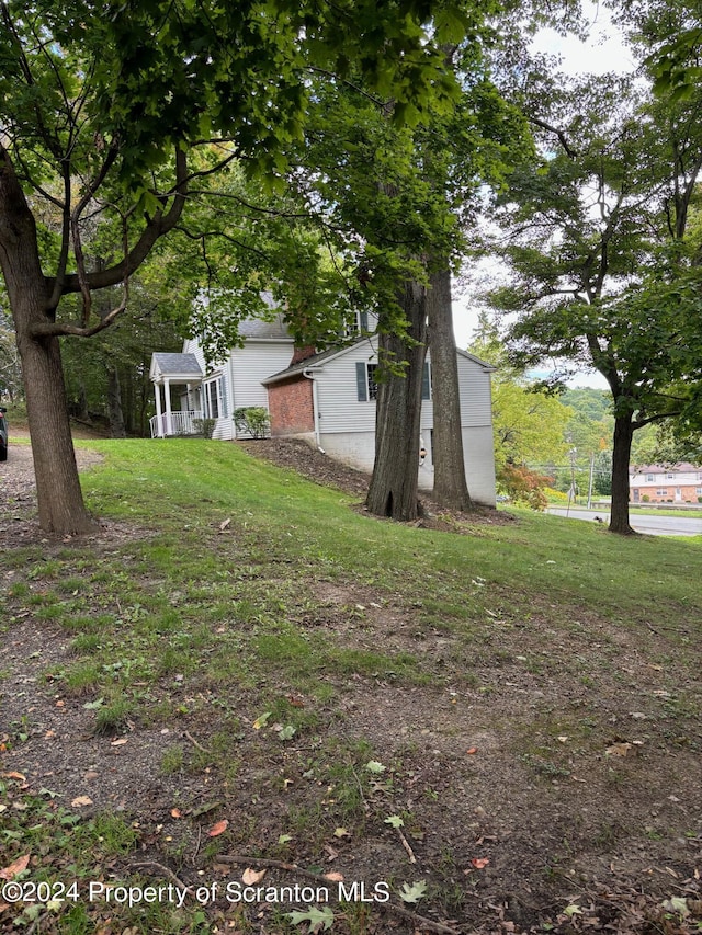 view of yard