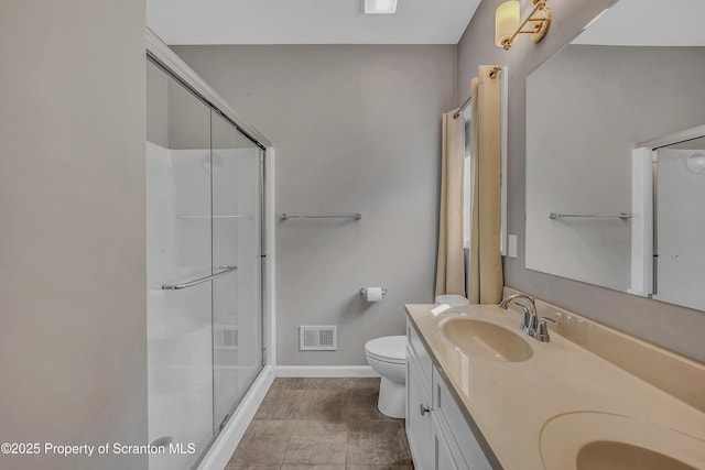 98 Electric St Unit L 1, Clarks Summit, PA 18411 - full bath featuring a shower stall and double vanity