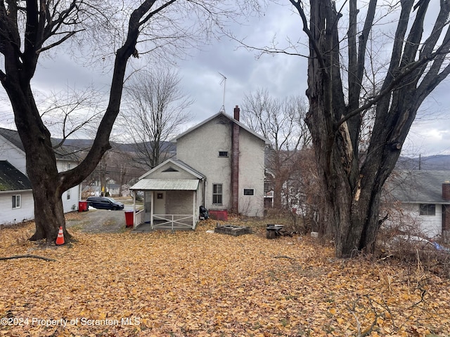 view of rear view of property