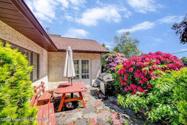 view of patio / terrace featuring area for grilling