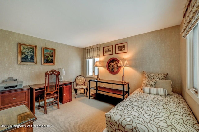 bedroom featuring carpet floors