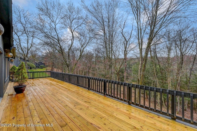 view of deck