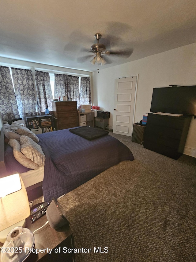 bedroom with carpet flooring