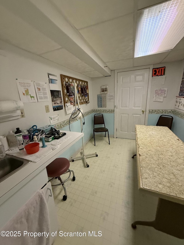 298 Crosstown Hwy, Union Dale, PA 18470 - office area with light flooring