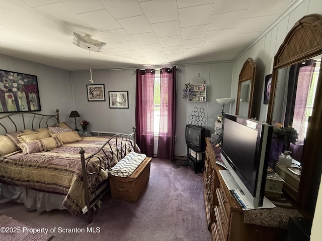 298 Crosstown Hwy, Union Dale, PA 18470 - bedroom featuring carpet floors and ornamental molding
