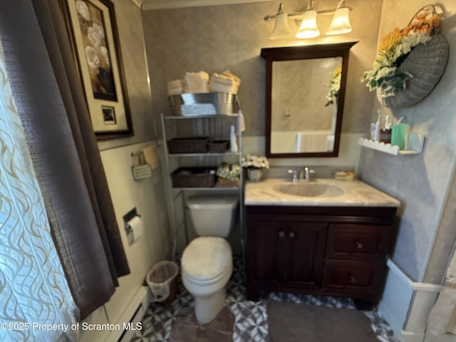 298 Crosstown Hwy, Union Dale, PA 18470 - bathroom with vanity and toilet