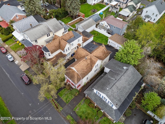 birds eye view of property featuring a residential view