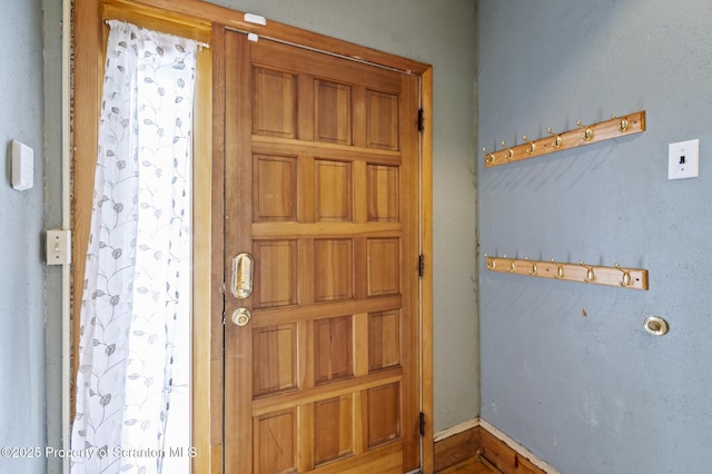 view of foyer entrance