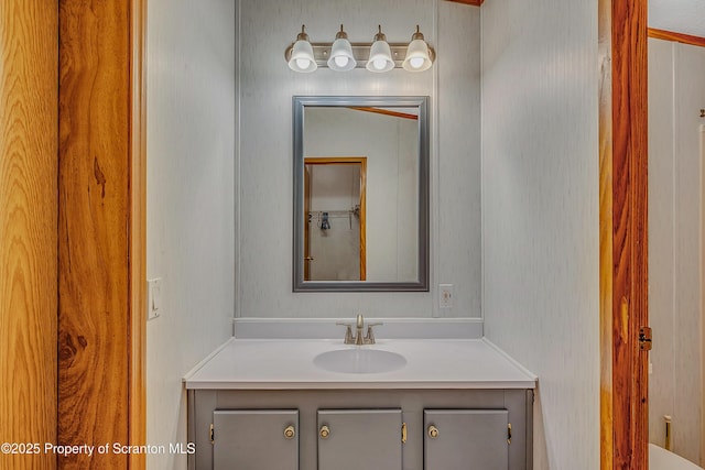 13 Hillside St Unit L 25, Nicholson, PA 18446 - half bathroom featuring vanity and toilet