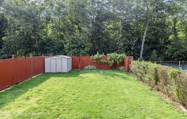 15 Leonard St, Wilkes-Barre, PA 18702 - fenced backyard with a storage shed