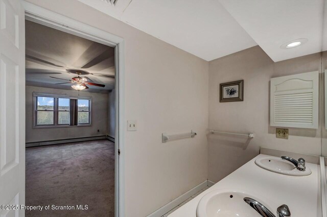kitchen featuring recessed lighting, light tile patterned floors, stainless steel electric range, white microwave, and white cabinets