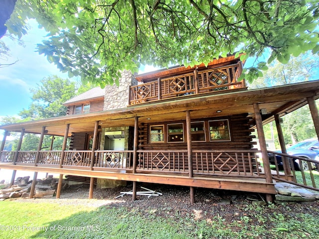 view of rear view of house