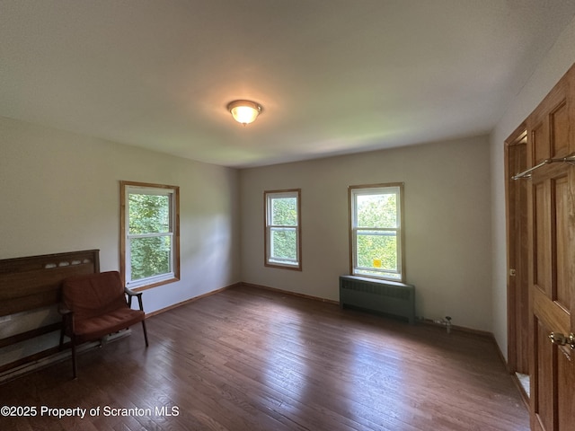 439 Old Union Rd, Equinunk, PA 18417 - unfurnished room with radiator and wood finished floors
