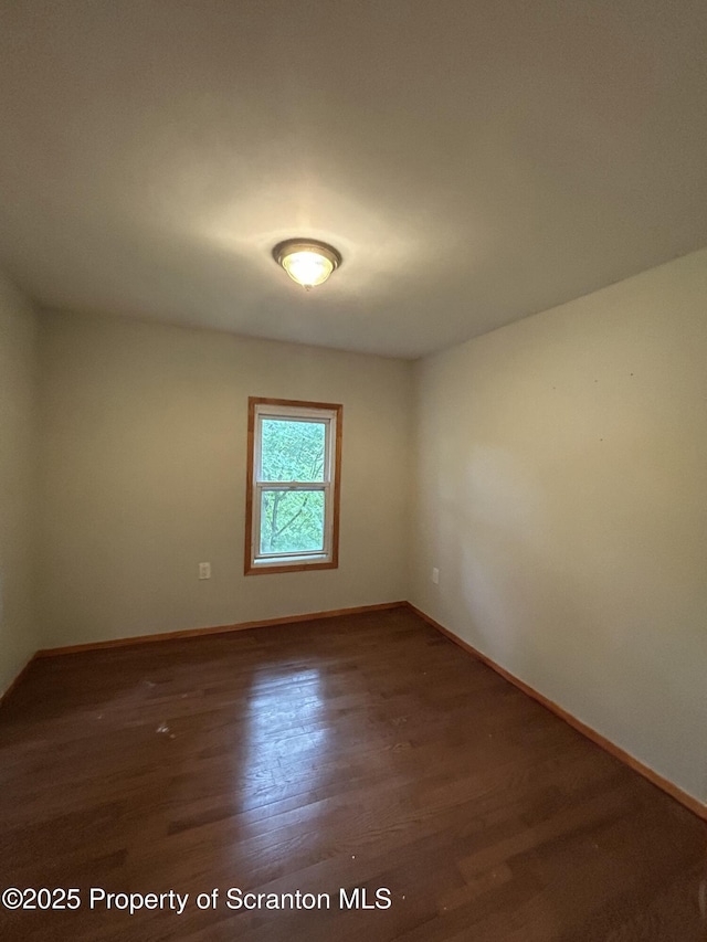 439 Old Union Rd, Equinunk, PA 18417 - empty room with baseboards and wood finished floors