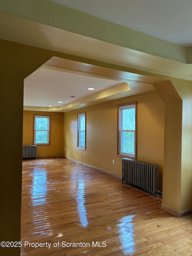 439 Old Union Rd, Equinunk, PA 18417 - bonus room with radiator, wood finished floors, and recessed lighting