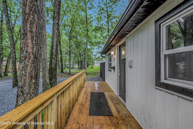 28 Holland Rd, Hawley, PA 18428 - view of deck