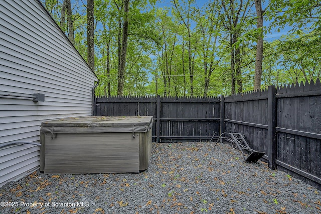 28 Holland Rd, Hawley, PA 18428 - view of yard featuring a hot tub