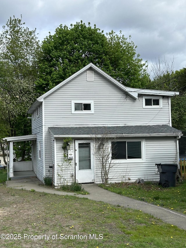 627 May St, Mayfield, PA 18433 - view of front facade with roof with shingles