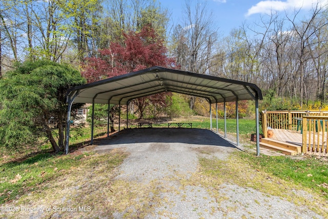 675 Apple Tree Rd, Harding, PA 18643 - view of vehicle parking with a detached carport