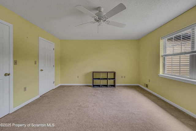 33 Hedge Row Run, Clarks Summit, PA 18411 - empty room featuring carpet flooring, a ceiling fan, and a textured ceiling