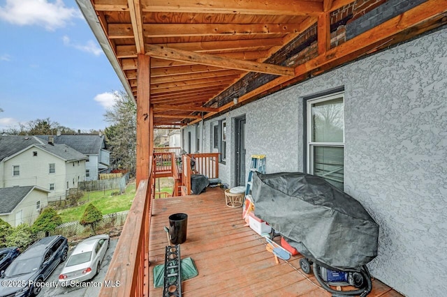 401-405 S Main Ave, Scranton, PA 18504 - view of wooden terrace
