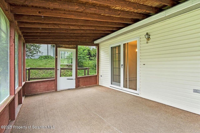 206 Florence Dr, Clarks Summit, PA 18411 - unfurnished sunroom featuring healthy amount of natural light