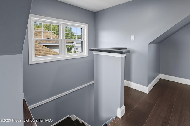 1210 N N Main Ave, Scranton, PA 18508 - hall with wood finished floors and an upstairs landing