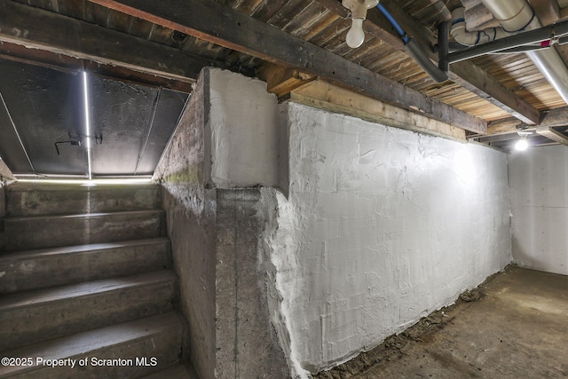 1210 N N Main Ave, Scranton, PA 18508 - stairway with concrete flooring