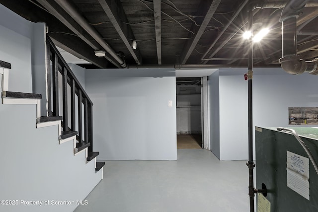 1210 N N Main Ave, Scranton, PA 18508 - finished below grade area with stairs