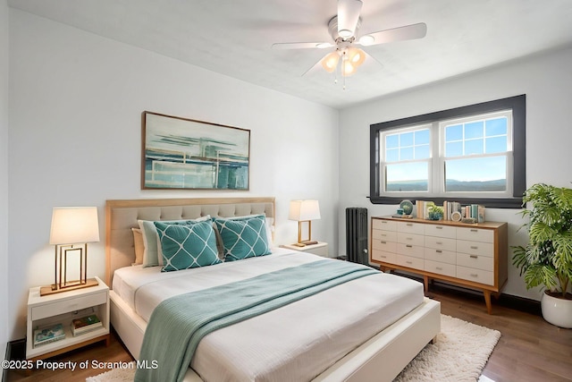 1210 N N Main Ave, Scranton, PA 18508 - bedroom featuring wood finished floors and a ceiling fan