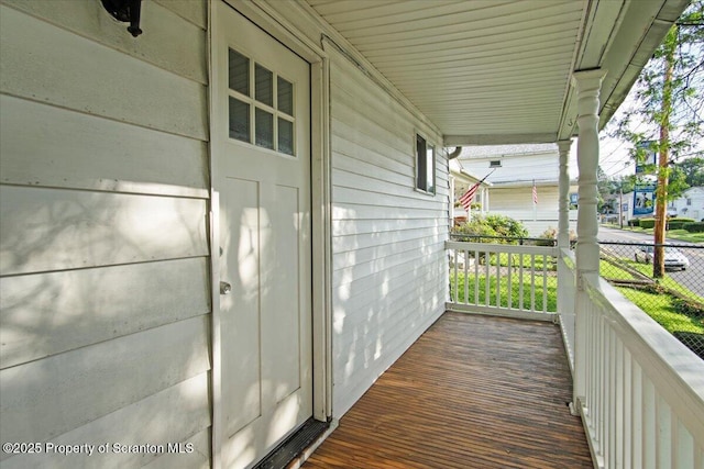 1017 W Market St, Scranton, PA 18508 - view of wooden porch