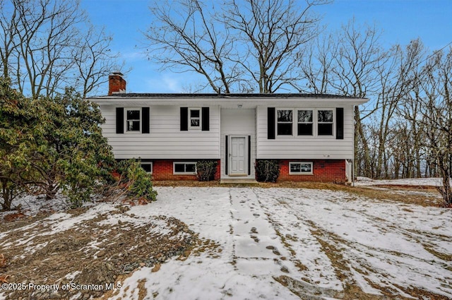 view of bi-level home