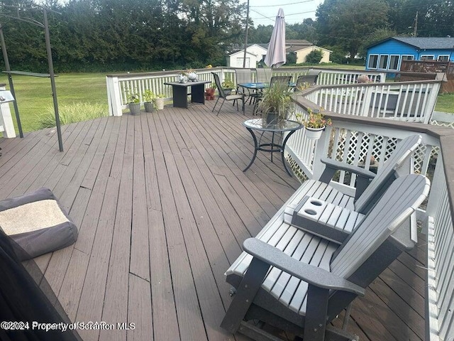 view of deck