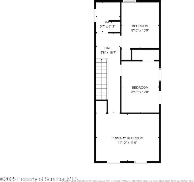 1324 Dartmouth St, Scranton, PA 18504 - view of floor plan / room layout