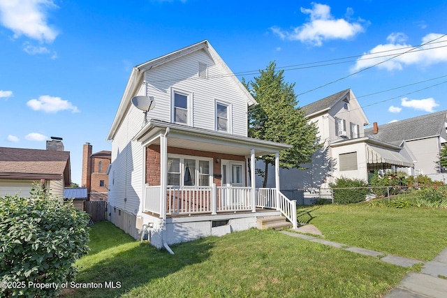 1324 Dartmouth St, Scranton, PA 18504 - view of front facade featuring a porch