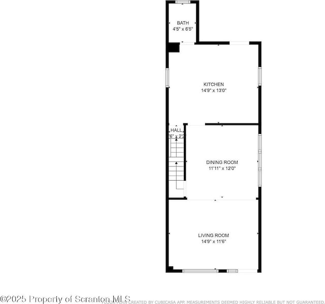 1324 Dartmouth St, Scranton, PA 18504 - view of floor plan / room layout